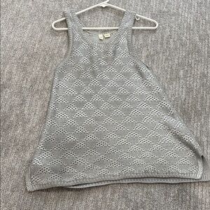 Moth Silver/Gray Sleeveless Knit Top